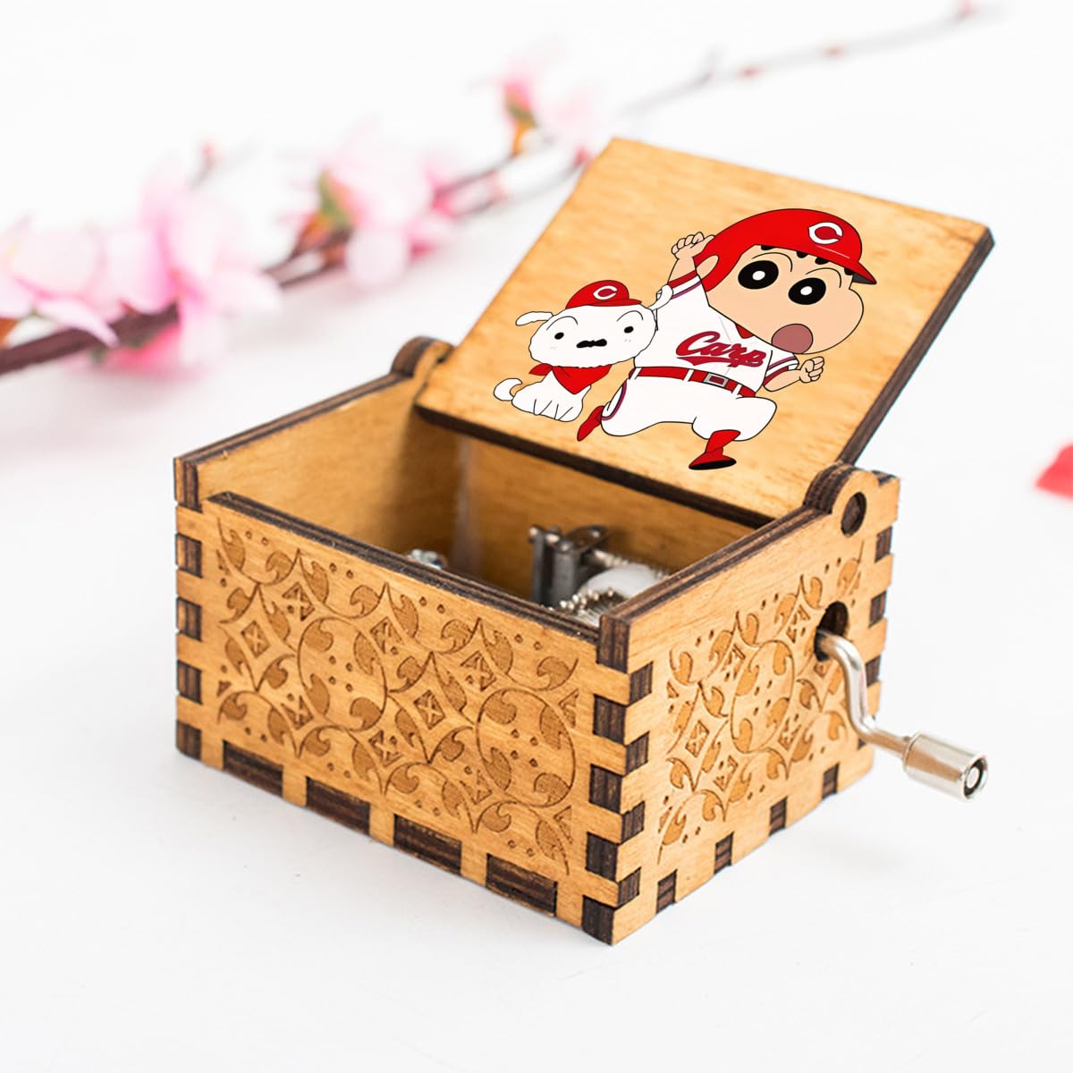 Amazon.co.jp: クレヨンしんちゃん オルゴール 音楽ボックス 木製